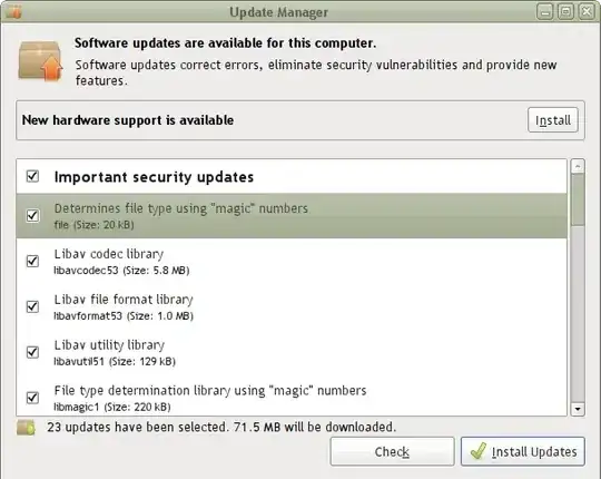 Update Manager Screenshot