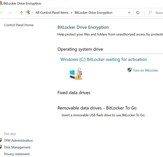 bitlocker encryption 