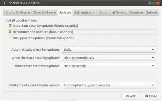 enabling bionic-updates