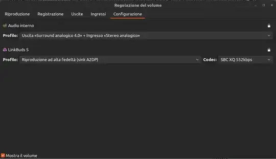 pulseaudio volume module window