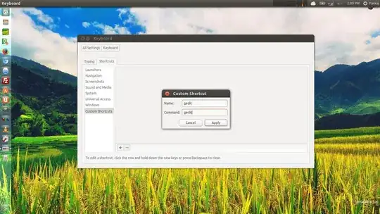 Explaing shortcut key for gedit