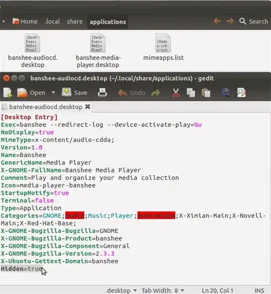 Edit the .desktop files