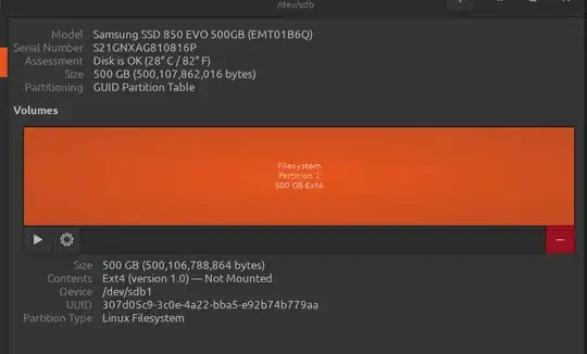 dev/sdb1 where my lost windows parition is