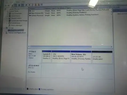 free space in windows