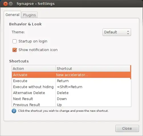 Synapse Configuration
