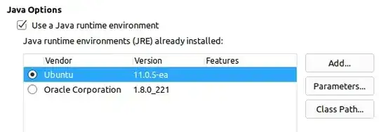 Choosing Ubuntu runtime instead of Oracle