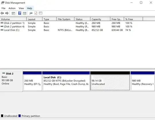 Windows Partition Manager