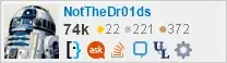 profile for NotTheDr01ds on Stack Exchange, a network of free, community-driven Q&A sites