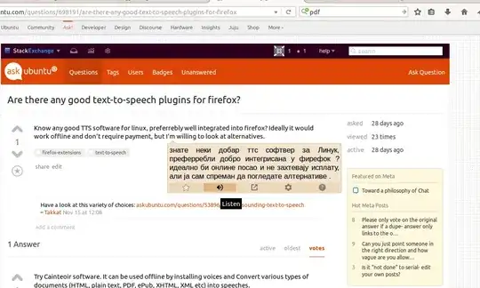 Google Translator in use