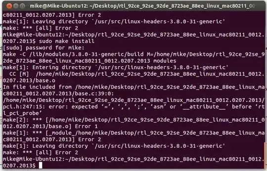 Command Terminal read out.