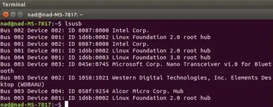 identical lsusb output