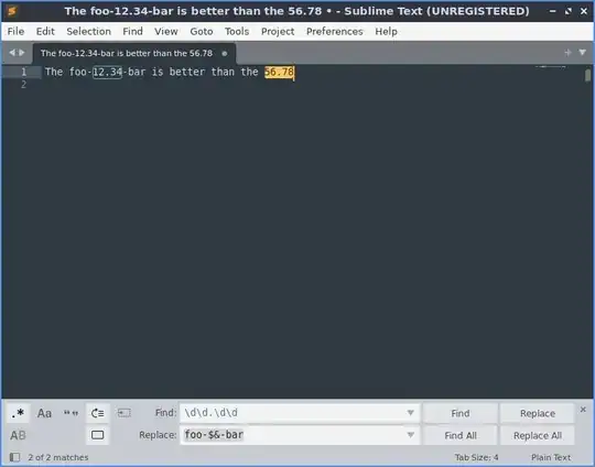 sublime text regex entire replacement