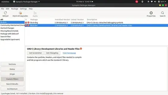 The package manager shows the latest version is installed