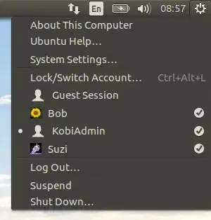 Unity user switching