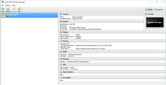 screenshot of my settings is attached below