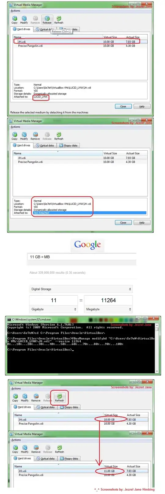 How to Resize Virtual Disk Image