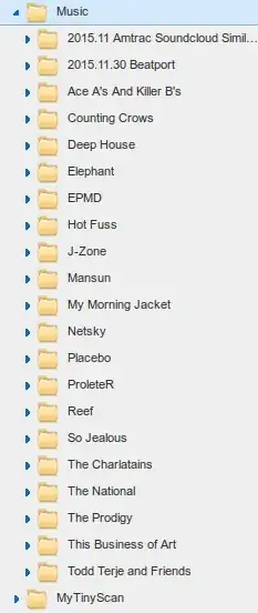 AirDroid view of MTP connected phone