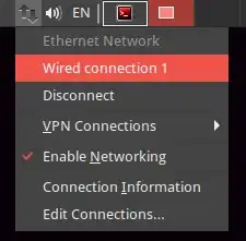 Network Manager panel applet