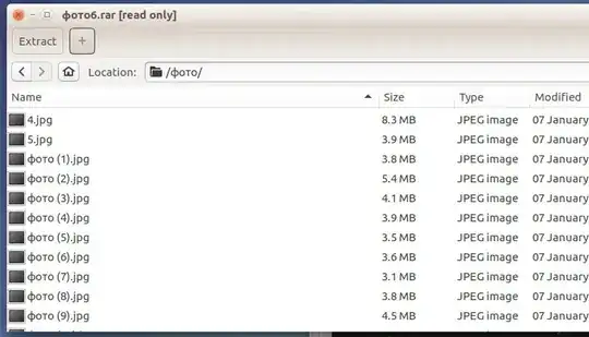 Rar archive with Cyrillic letters