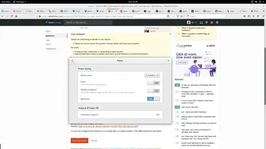 Short sample of the power menu in ubuntu