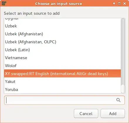 Custom keyboard layout