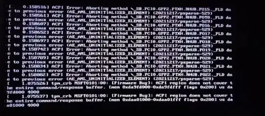 ACPI Error Log