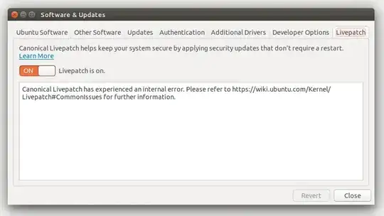 Canonical Livepatch has experienced an internal error. Please refer to https://wiki.ubuntu.com/Kernel/Livepatch#CommonIssues for further information.