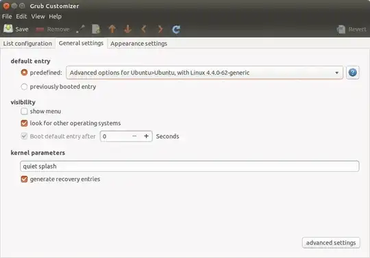 Grub Customizer General settings