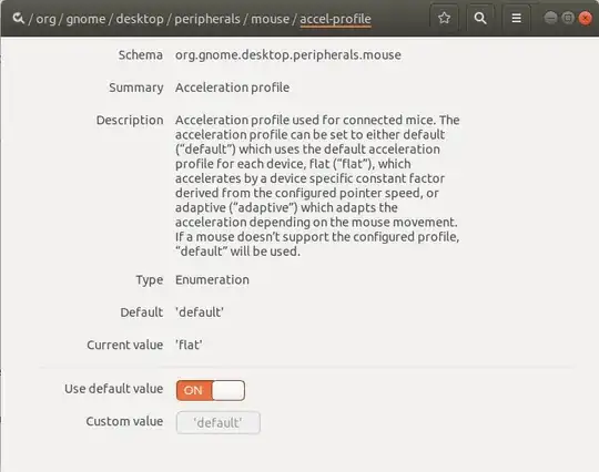 Disable mouse acceleration in Ubuntu 17.10