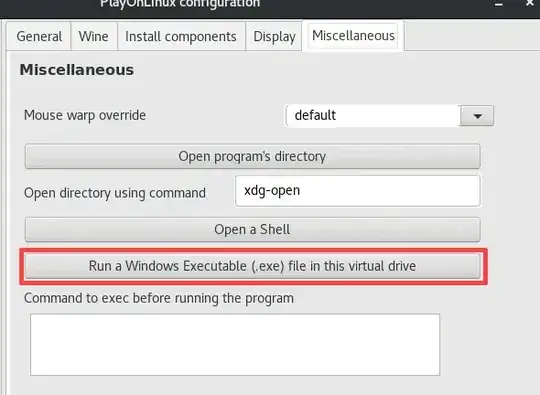 running an executable file