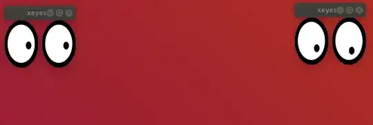 two sets of animated eyes looking at the cursor