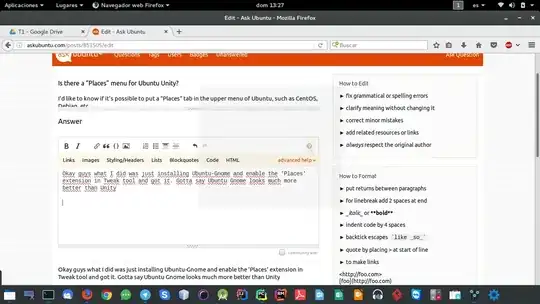 See the "Lugares" tab