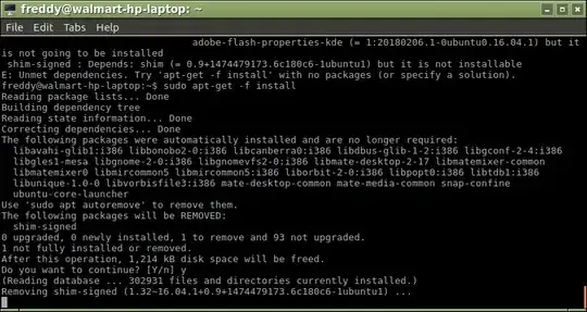 step 2: shim uninstalling