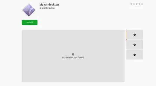 screenshot of example of issue
