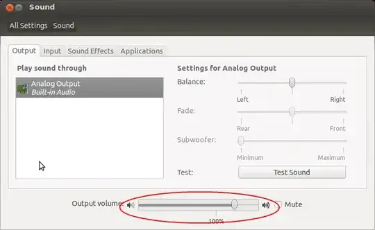 general sound settings