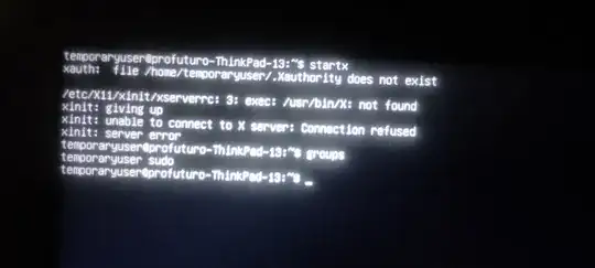 startx and this came up