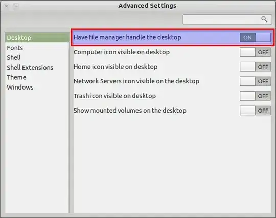 gnome-tweak-tool disabling icons