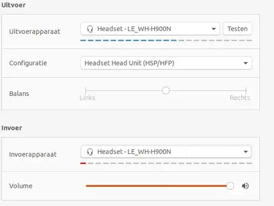 Gnome Sound Control Panel