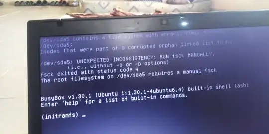 The image describes the actual problem encountered