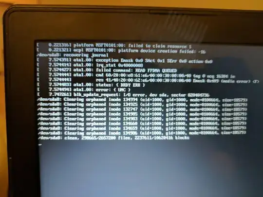 Ubuntu error message
