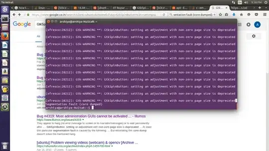 after hitting add/replace on partition tab