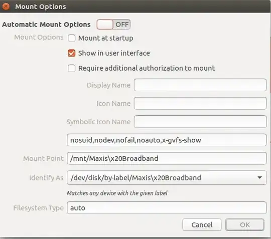 Screen shot of the <code>Edit Munt Options</code> tab is as follows.