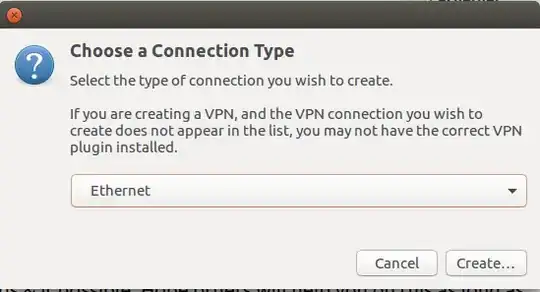 Select Ethernet & click Create