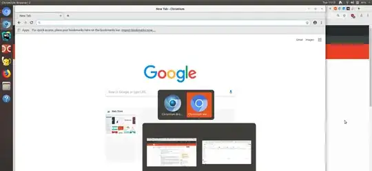 task switching among two different Chromium instances