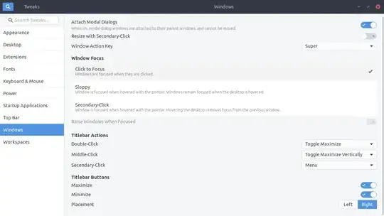 gnome-tweak-tools screenshot
