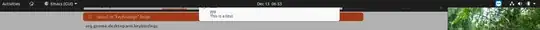 notify-send being obscured by Gnome Top Bar