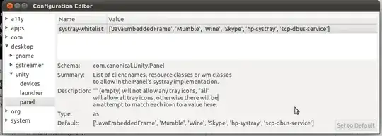 configuration editor (dconf-editor) desktop.unity.panel