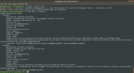 terminal screenshot RT3290