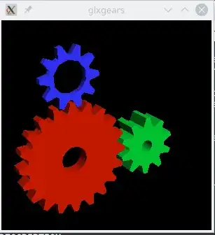 screenshot of glxgears