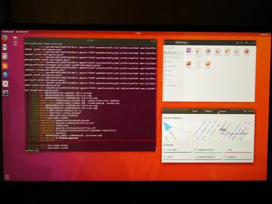weird noisy glitchy ubuntu screen
